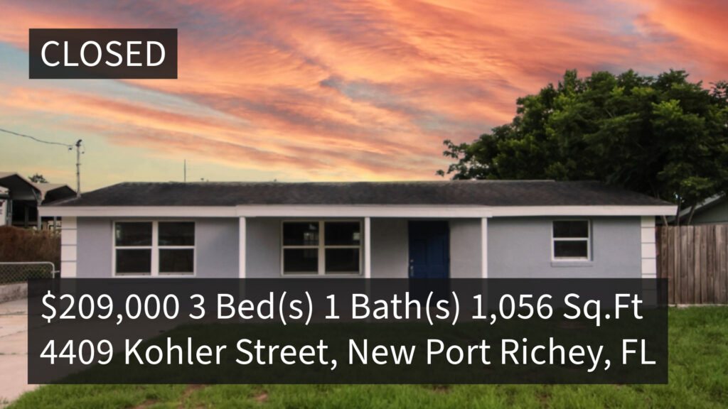 4409 Kohler Street New Port Richey, FL