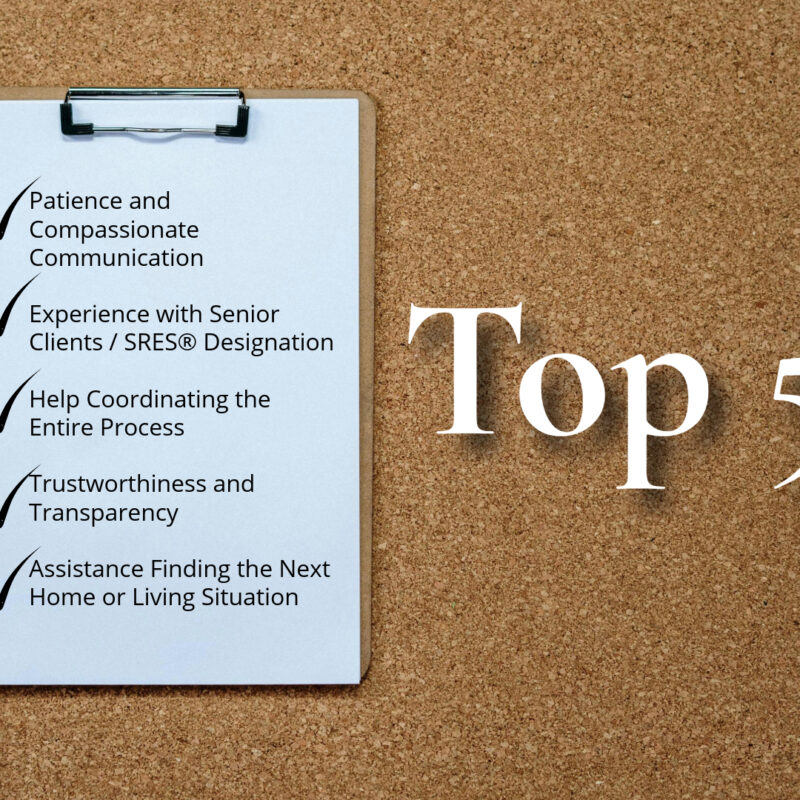top 5 things seniors want from their realtor