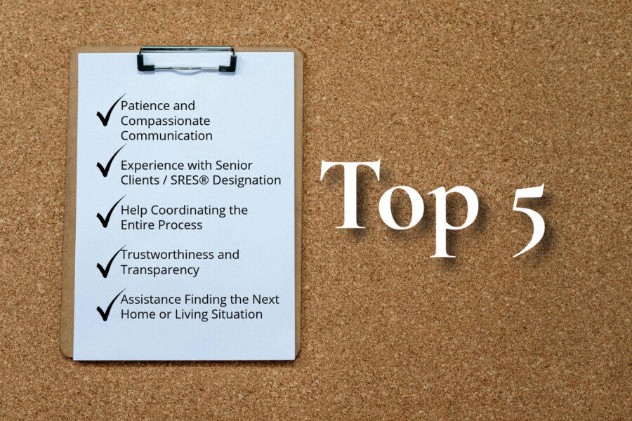 top 5 things seniors want from their realtor